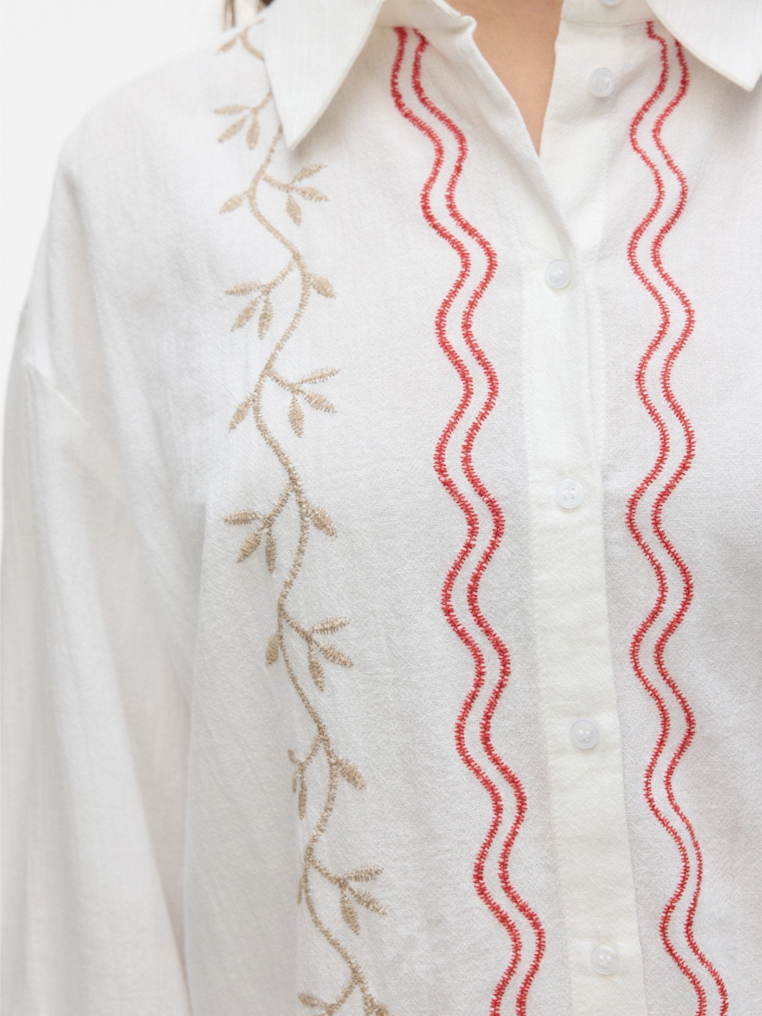 Dicthe Embroidered Shirt - Vero Moda