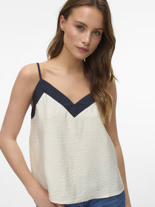 Denise Sleeveless V-Neck Top - Vero Moda