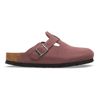 Boston Soft Footbed Suede Leather Pepper Unisex Narrow