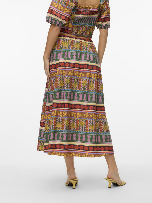 Truely Tropical Long Skirt - Vero Moda