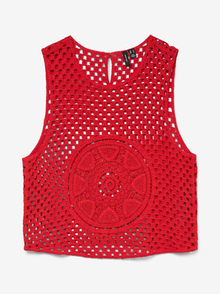 Betty Sleeveless Crochet Top - Vero Moda