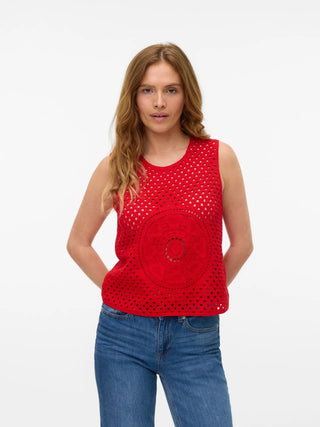 Betty Sleeveless Crochet Top - Vero Moda