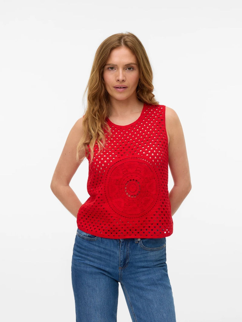 Betty Sleeveless Crochet Top - Vero Moda