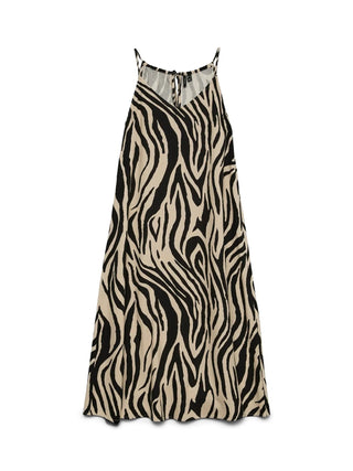 Sleeveless Linen Blend Dress