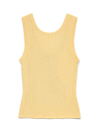 Ärmelloses Slim-Fit-Strickoberteil