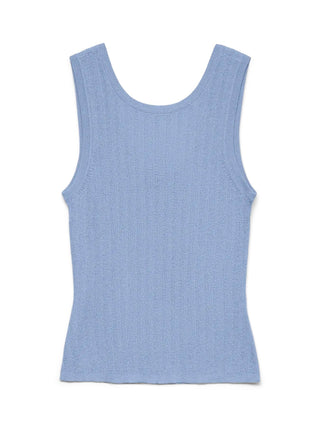 Ärmelloses Slim-Fit-Strickoberteil