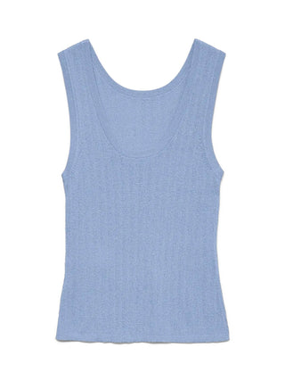 Ärmelloses Slim-Fit-Strickoberteil