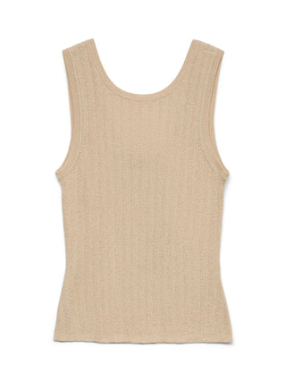 Sleeveless Slim-Fit Knit Top