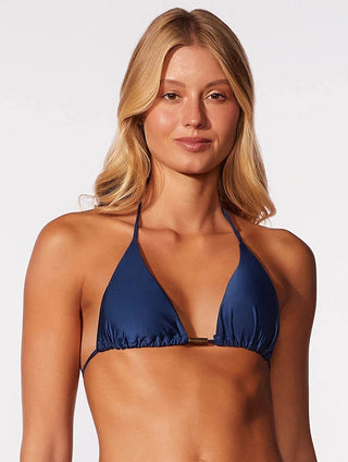 Solid Tie-Back Swim Top