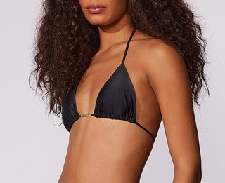 Solid Tie-Back Swim Top