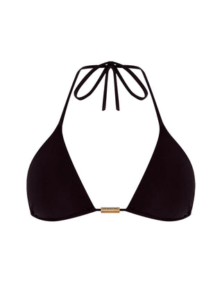 Solid Tie-Back Swim Top