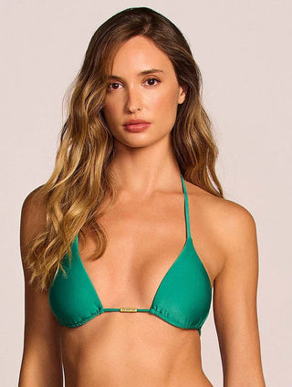 Solid Tie-Back Swim Top