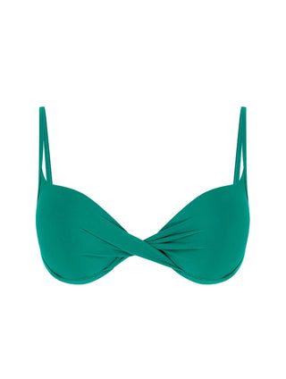 Half-Cup Solid Swim Top