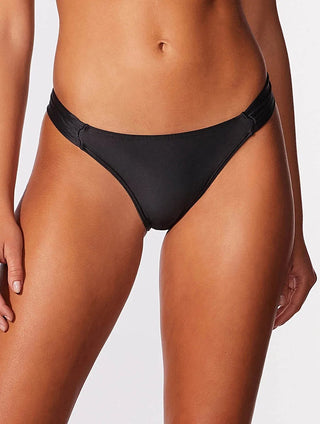 Mid-Rise Gathered Side Swim Bottom