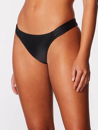 Mid-Rise Gathered Side Swim Bottom