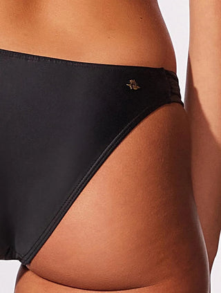 Mid-Rise Gathered Side Swim Bottom