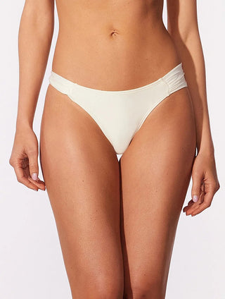 Mid-Rise Gathered Side Swim Bottom