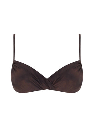 Half-Cup Crossover Swim Top