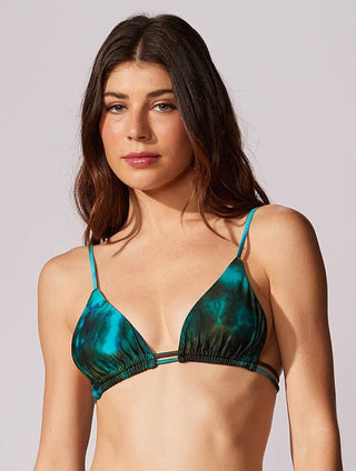 Tie-Back Dip-Dye Swim Top – Cia.Marítima