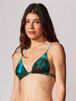 Tie-Back Dip-Dye Swim Top – Cia.Marítima