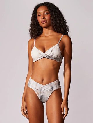 Riviera Half-Cup Textured Swim Top