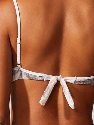 Riviera Half-Cup Textured Swim Top