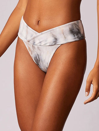Riviera Textured Band Swim Bottom