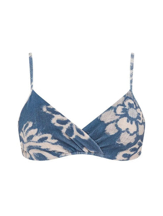 Monaco Half-Cup Textured Swim Top