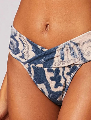 Monaco Textured Band Swim Bottom