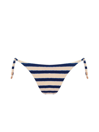 Tie-Side Striped Swim Bottom