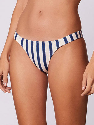 Striped Textured Swim Bottom