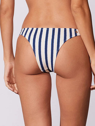 Striped Textured Swim Bottom