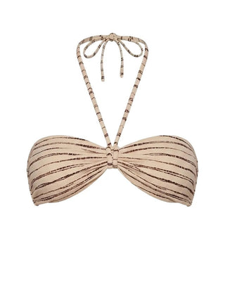 Convertible Textured Swim Top