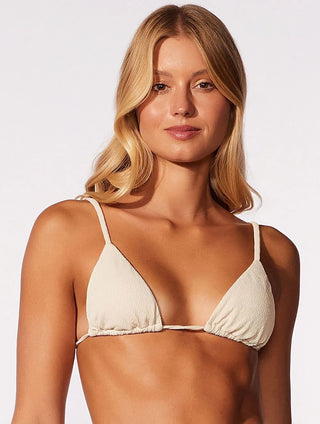 Tie-Back Textured Swim Top