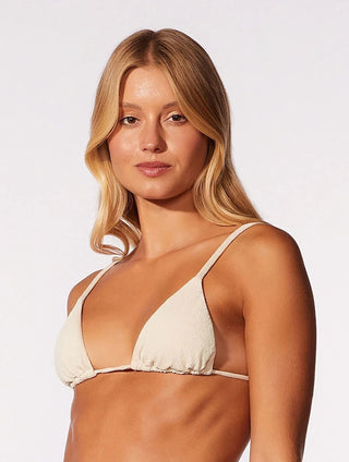 Tie-Back Textured Swim Top