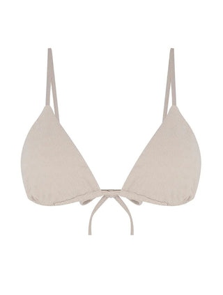 Tie-Back Textured Swim Top