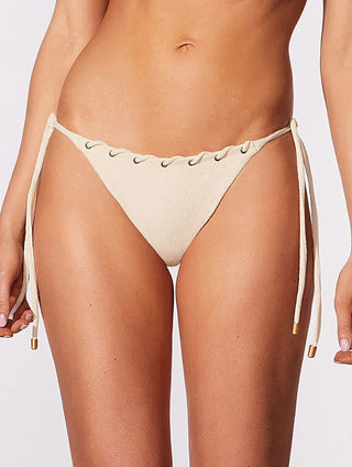 Sand Eyelet Tie-Side Swim Bottom – Cia.Marítima