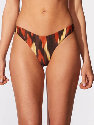 Solar Double-String Dip-Dye Swim Bottom