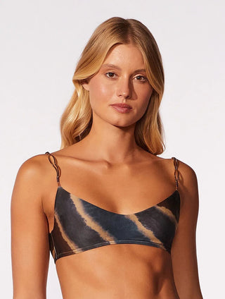 Band Dip-Dye Swim Top