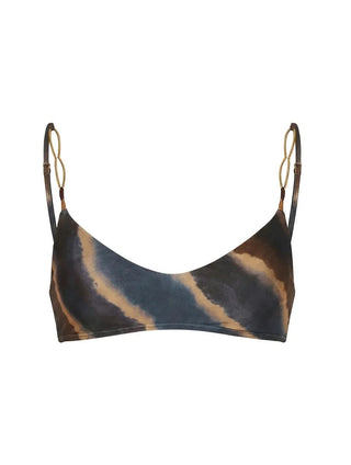 Band Dip-Dye Swim Top