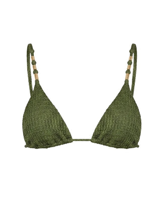 Tie-Back Textured Swim Top