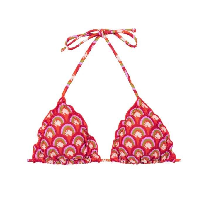 Floral Scales Frufru Top - Rio de Sol