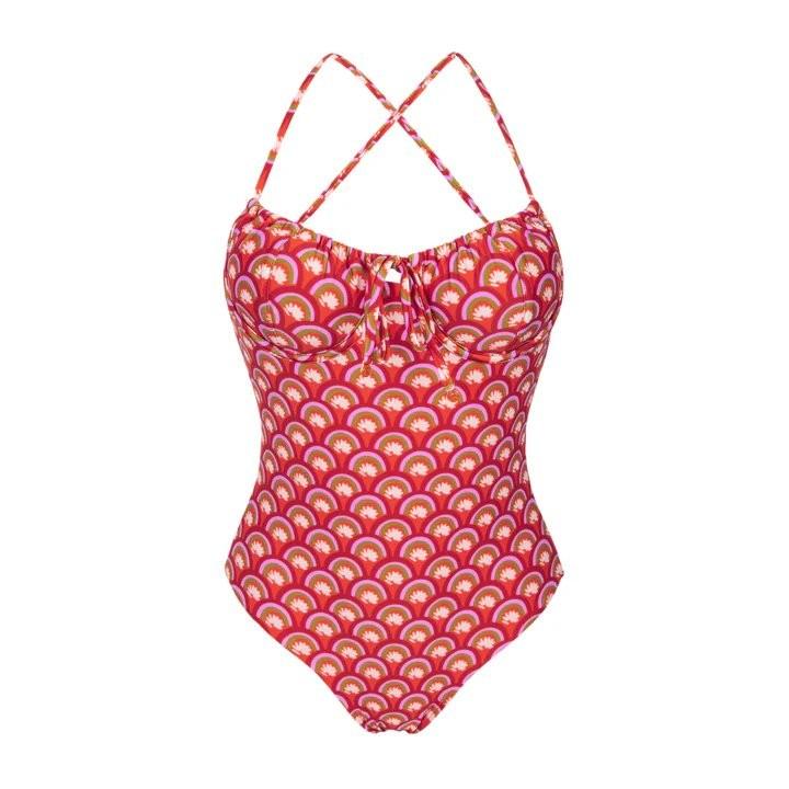 Floral-Scales Julia One-Piece - Rio de Sol