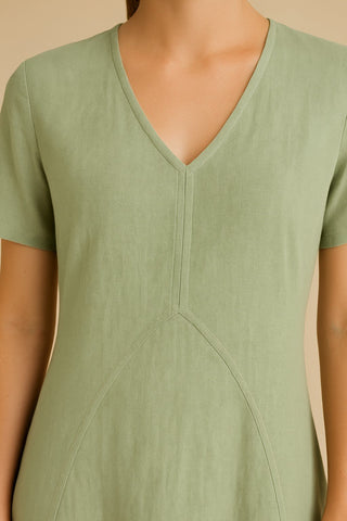 Chiara Linen Dress - Trovels