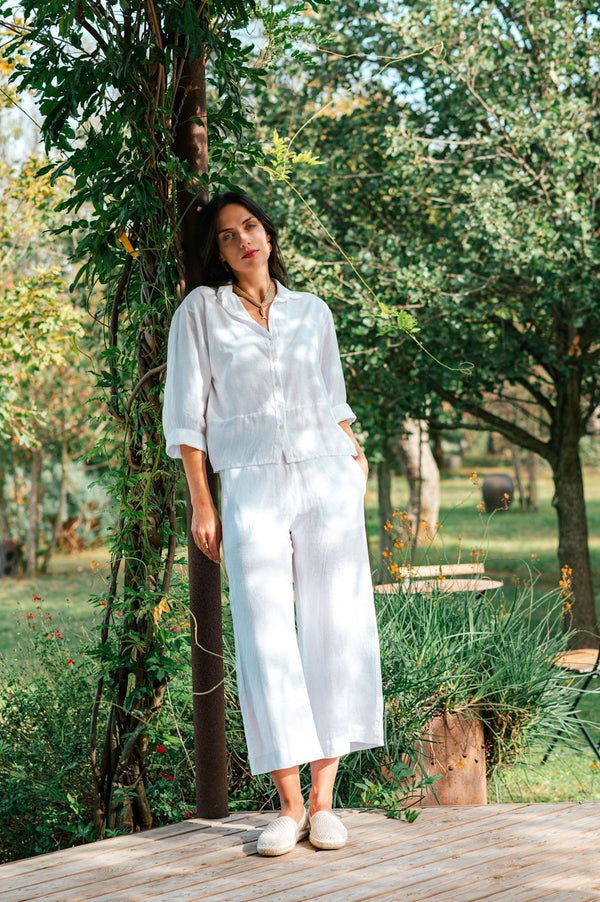 Capri Linen trousers - Trovels
