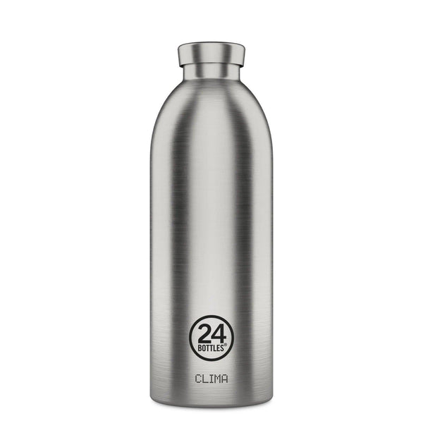 Clima Bottle aus gebürstetem Stahl 850 ml - 24Bottles