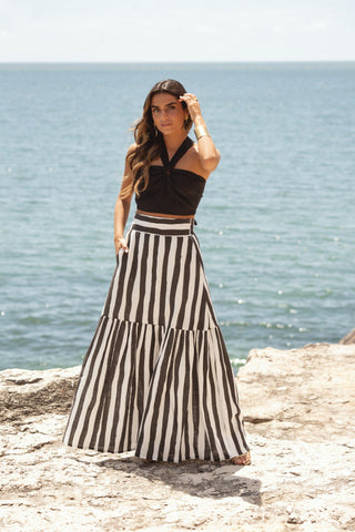 Skirt Emma Black Sritpes