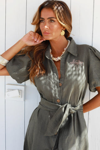 Comporta Dress Olive