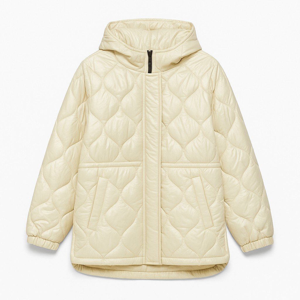 Drawstings Puffer Jacket
