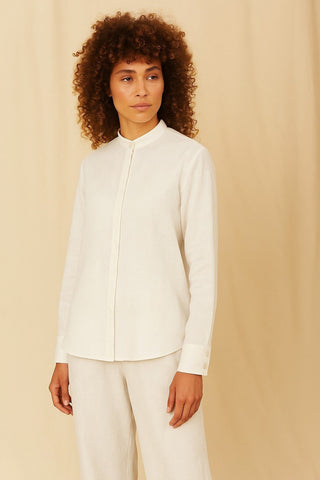 Dora Gauze Linen Shirt - Flavia Aranha